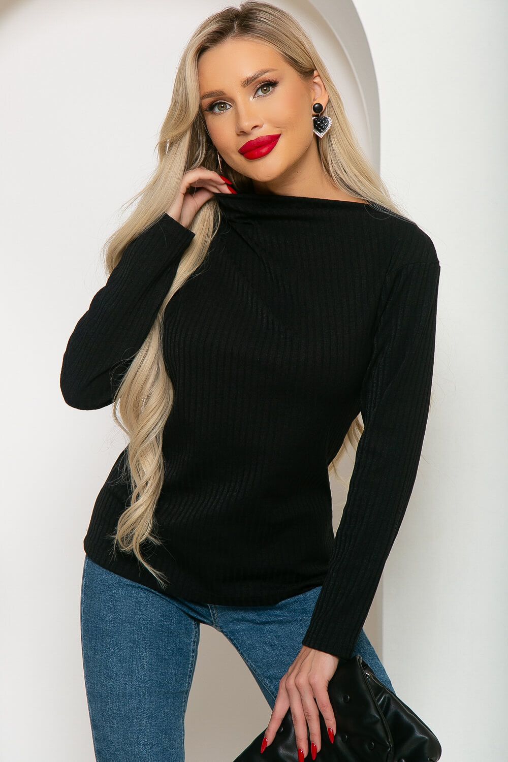 Джемпер "Аланис" (блэк) Б4115 LT Collection