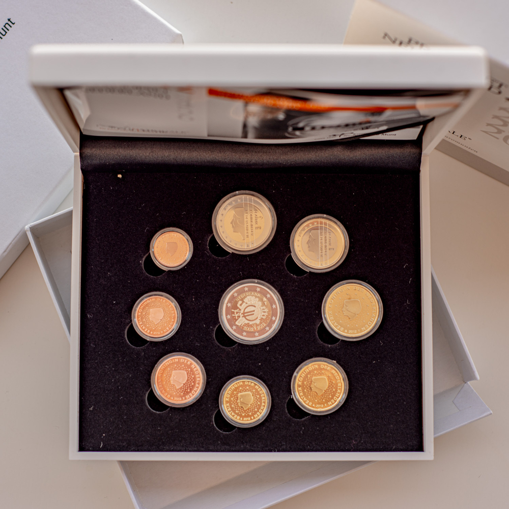 Netherlands 2012 Proof Coin Set with 2 Euro Commemorative Coin "10 Years of the Euro"