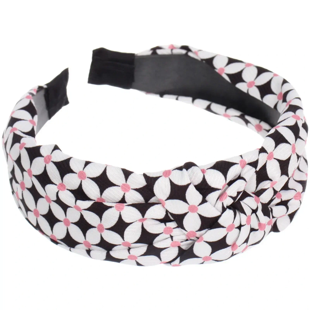 Ободок для волос «МАРЦИПАН», фрай, ширина 4см, микс 4 цвета