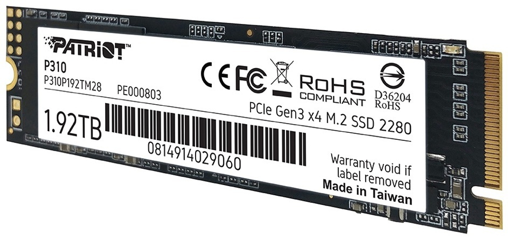 SSD Patriot P310P192TM28 1920 Гб
