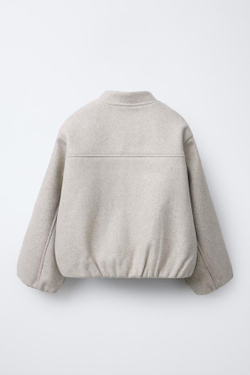 ZARA БОМБЕР SOFT TOUCH, ПЕСОЧНЫЙ