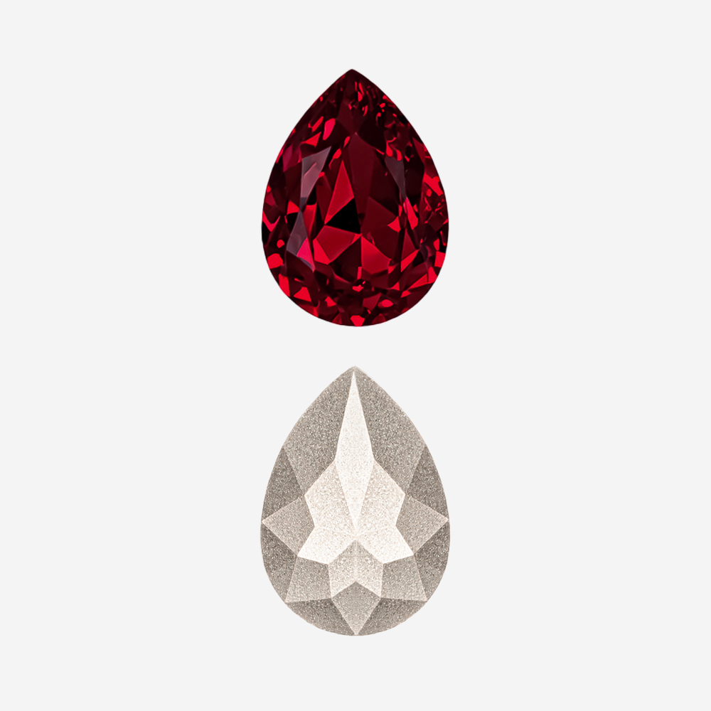 Кристалл Капля (Drop), оттенок "Сиам"/"Siam", 10*7мм