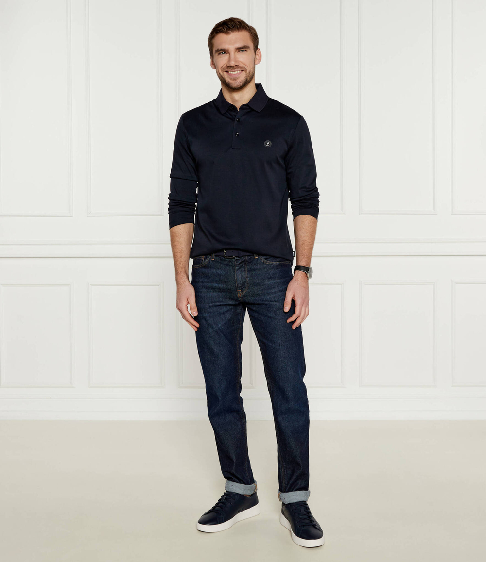 Поло C-Paley 01 BOSS BLACK - темно-синий(50523917)