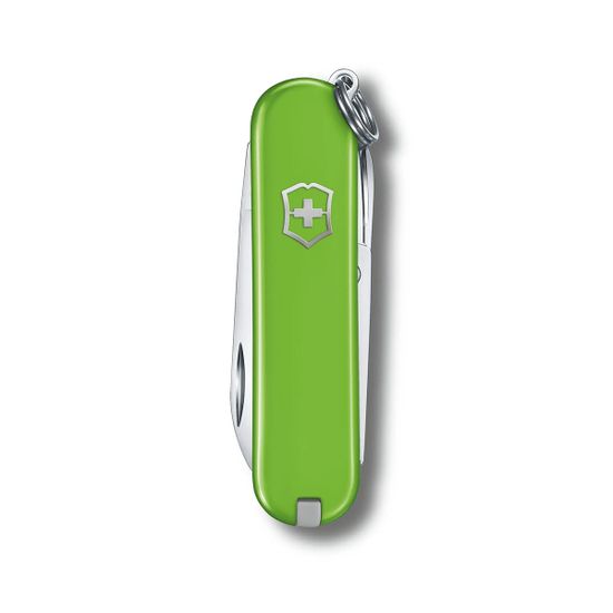 Складной нож Victorinox 0.6223.43G Smashed Avocado c клинком из стали X55CrMo14, рукоять Cellidor