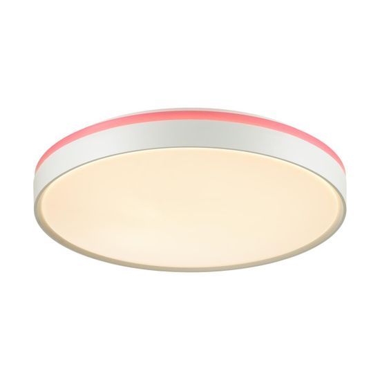 7708/DL COLOR SN 154 Светильник пластик/белый/розовый LED 48Вт 4000К D420 IP43 KEZO PINK