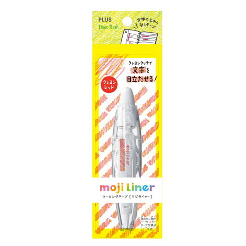 Роллер Plus Deco Rush moji Liner (Crayon Red)