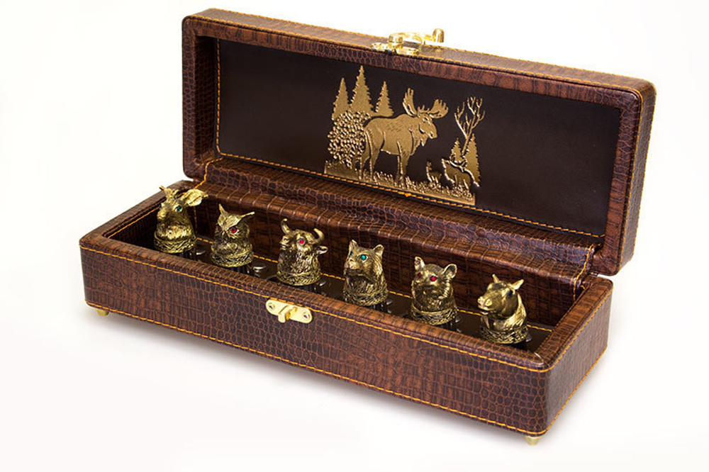 Стопки-перевертыши «Звери №2» 6 шт.