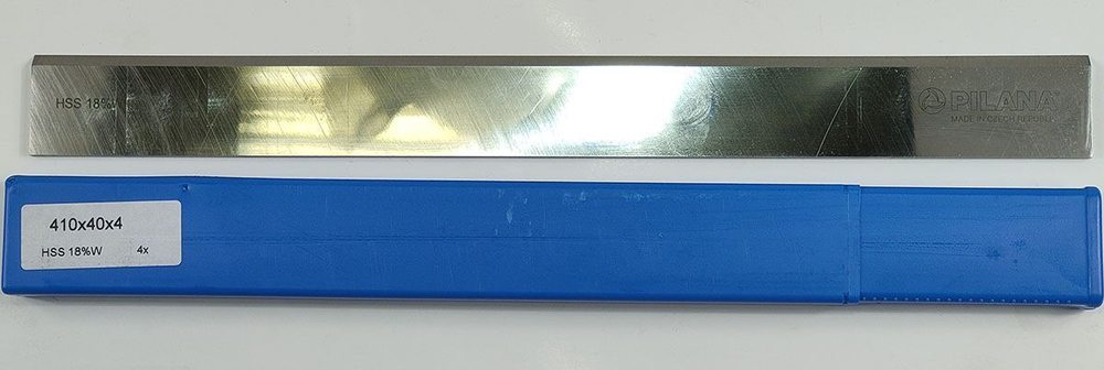 Нож строгальный "Pilana" HSS W18% 410х40х4 (шт.)
