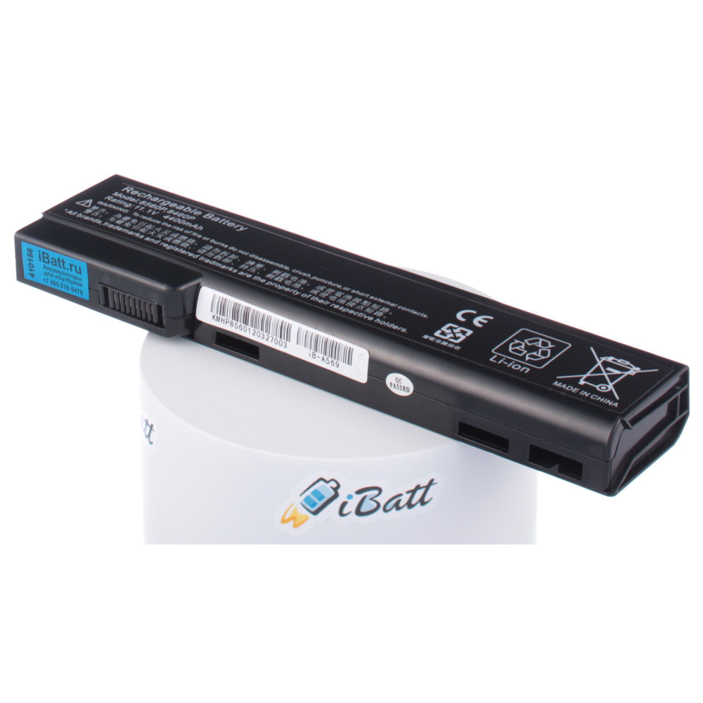 Аккумулятор iBatt 4400mAh, для HP- EliteBook 8470p B6Q20EA C5A77EA 8570p (C3C68ES) (C3C69ES) C3C68ES C3C69ES ProBook 640 G1 (H5G66EA)