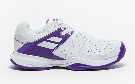 Женские Кроссовки теннисные Babolat Pulsion All Court W Wimbledon - white/purple