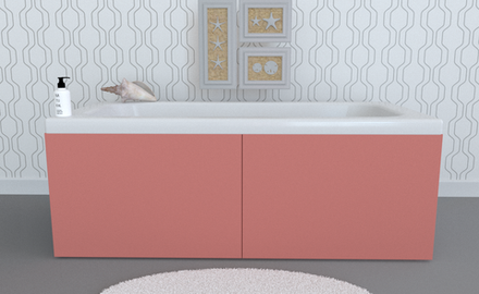 Экран под ванну откидной TR-5-113 ванда матовый