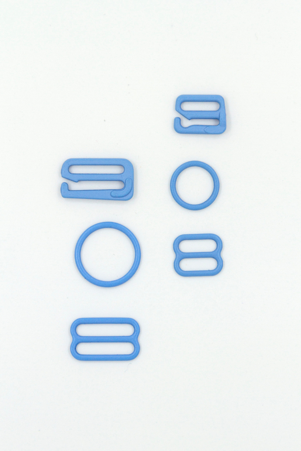 Кольцо, регулятор, крючок для бюстгальтера голубой ( млечный путь ) 1 - 1.5 см Lauma (Латвия)