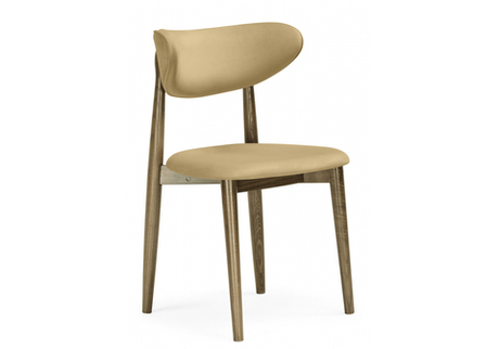 Стул деревянный Woodville Фарго бежевый, орех, ножки орех