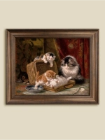 Картина интерьерная на холсте в раме 25*31 см