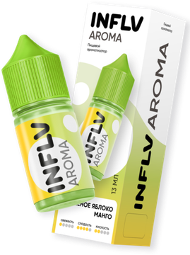Ароматизатор INFLV (14 мл / 30 мл) Зеленое яблоко Манго