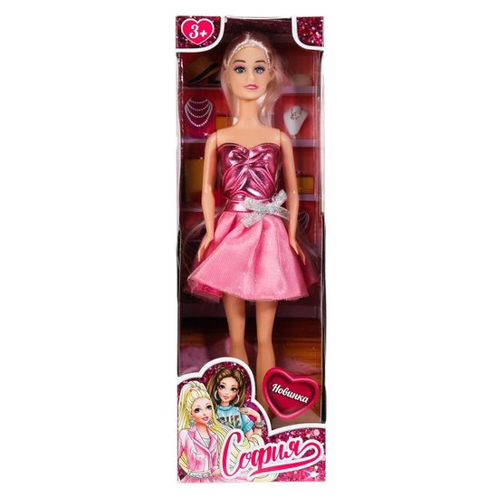 Кукла 29см София, бесшарнирная, кор КАРАПУЗ