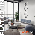 Радиатор WARMMET водяной напольный горизонтальный Flat 60 НN (W) СЕРЫЙ RAL7040