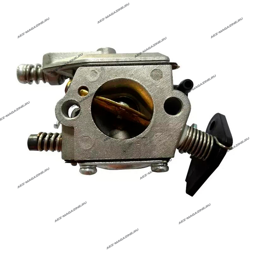 Карбюратор подходит для китайских бензопил объемом 38 см3 c трубкой подкачки