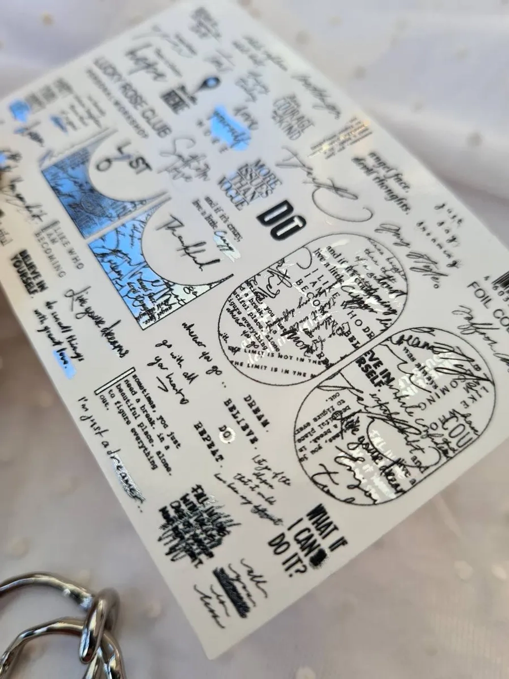 Lucky Rose Слайдеры наклейки для ногтей Foil 179