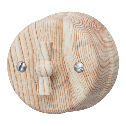 Выключатель 1-кл., пластик, цвет Карельская Сосна B1-200-13