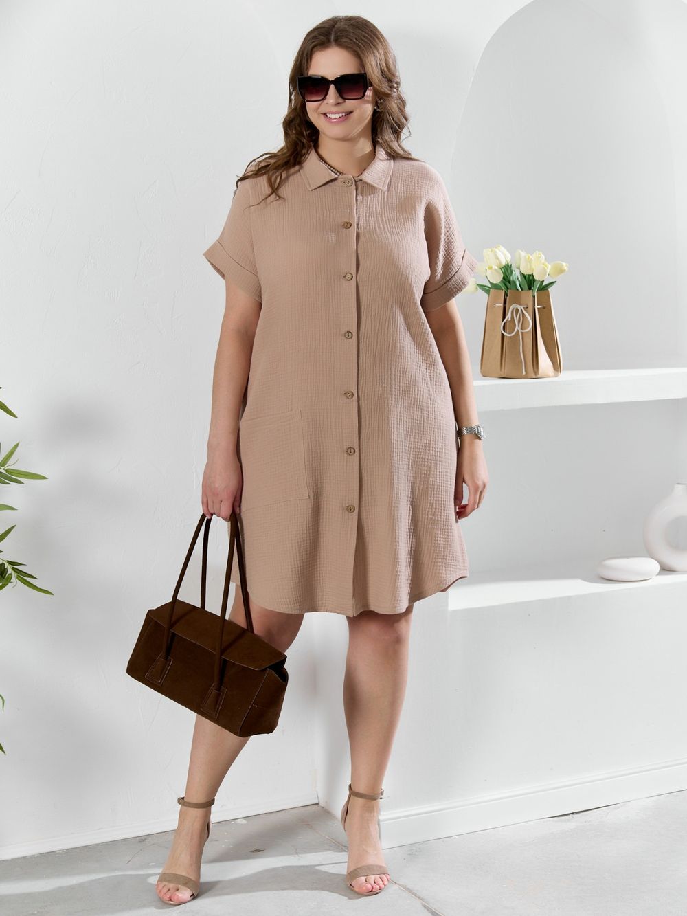 Платье Вуаль-5 Виотекс БЕЖЕВЫЙ