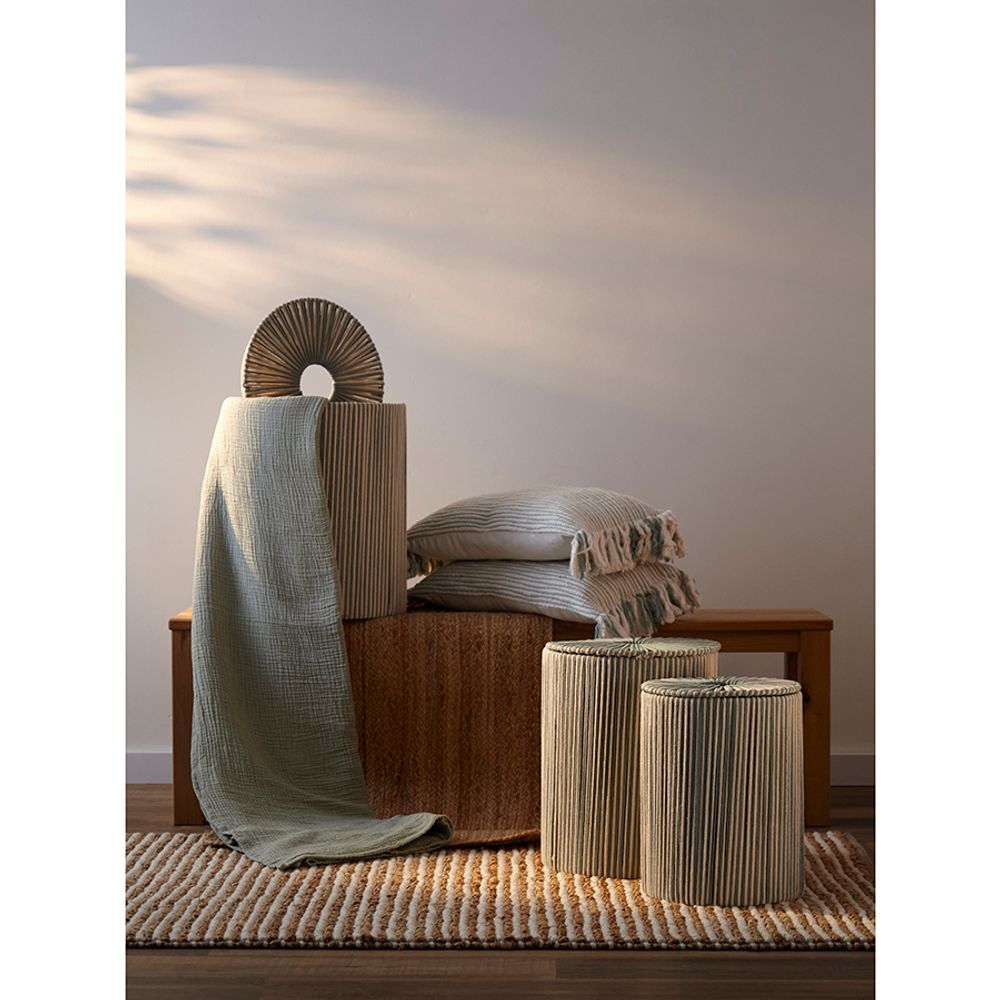 Корзина плетеная Dholak Mint из коллекции Ethnic, размер M