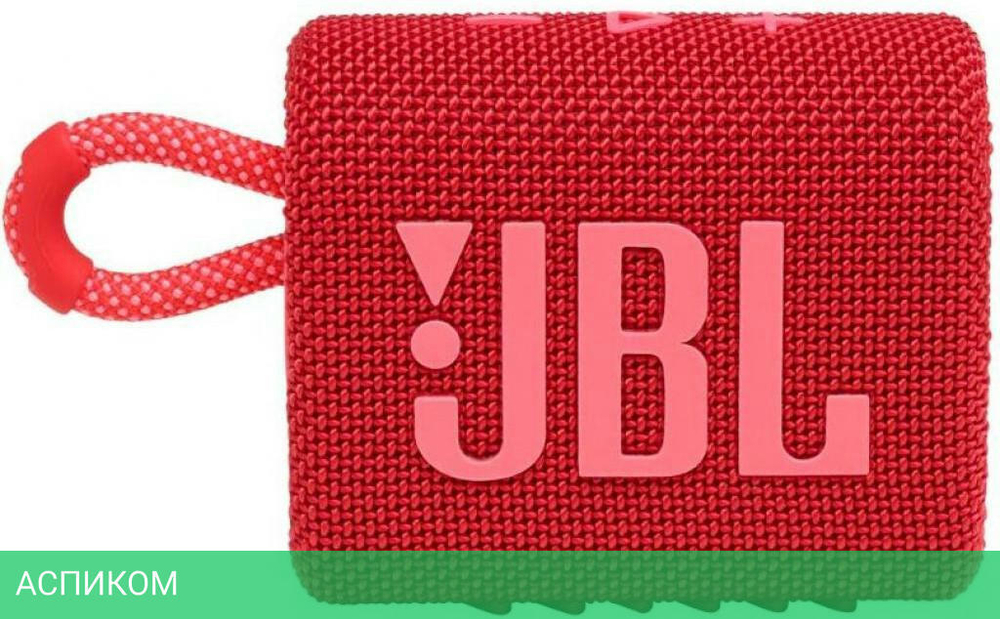 Беспроводная колонка JBL Go 3 красный (JBLGO3RED)