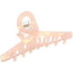 Заколка - краб для волос «AKS-EMPIRE», петля, микс 6 цветов, 11*4,5см