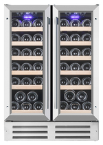 Винный шкаф Temptech Premium WP2DQ60DCS нерж. сталь