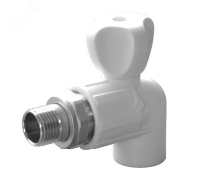 Кран п/радиатор 25х1/2 н/р угловой ПОЛТЭК