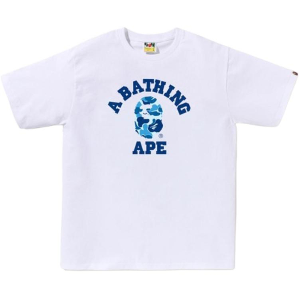 A Bathing Ape Abc Camo College Tee Ss25
