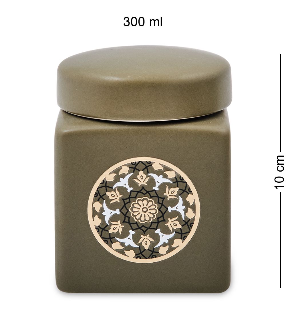 TJ-09/4 Керамическая банка мал. с крышкой