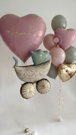 Воздушные шары на выписку девочки №8859