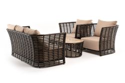 "Валенсия" лаунж-зона из искусственного ротанга, цвет бронзовый