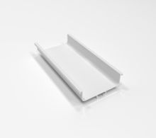 Профиль горизонтальный С-образный L=4050 Белый крашеный