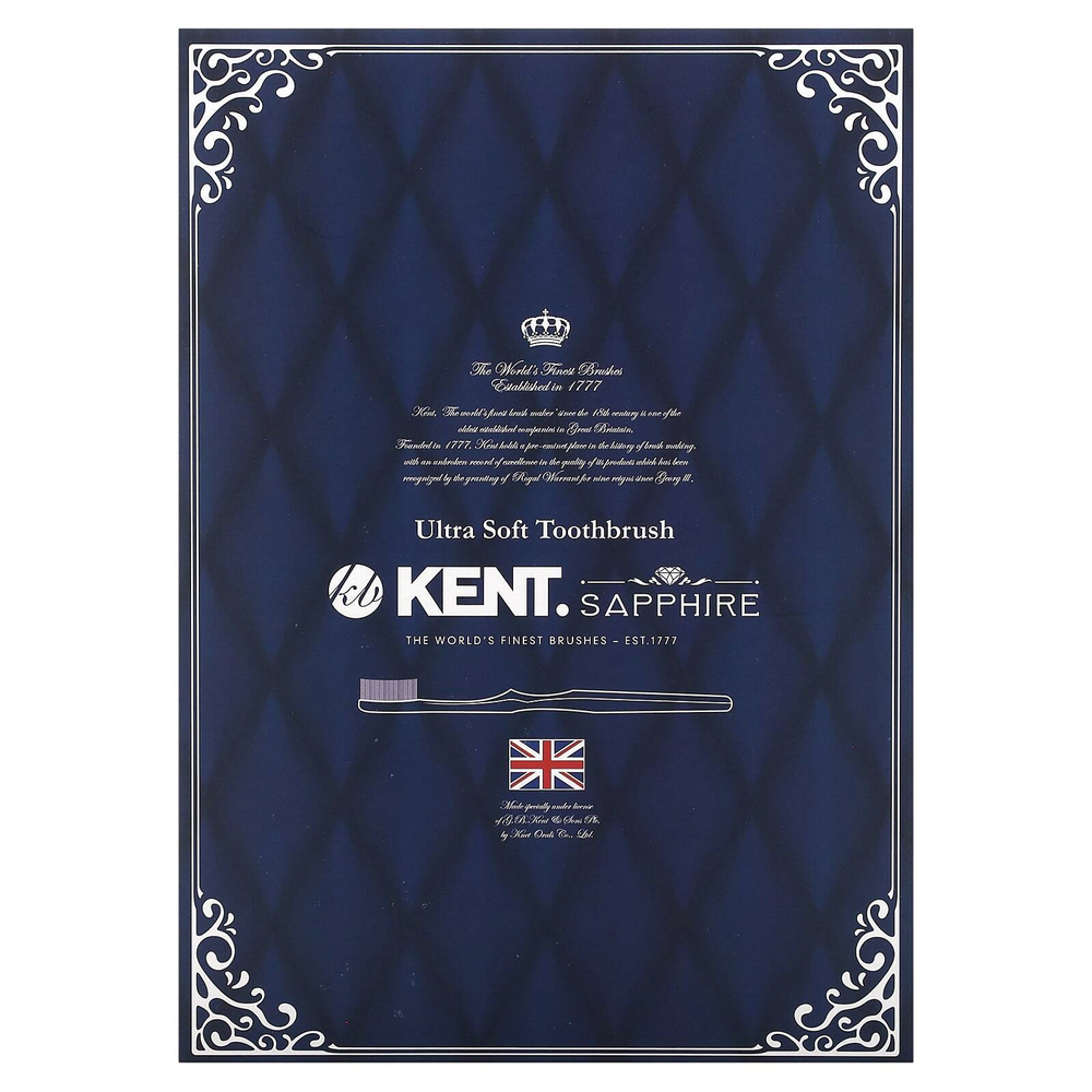 Kent, ультрамягкая зубная щетка, сапфировое масло, 5 шт.