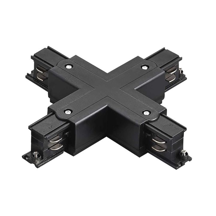 Соединение крестовое с подводом питания к треку 5040xx-(F)/(R) Quattro Lightstar 504147-FR