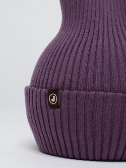 Шапка вязаная-резинка хлопковая КЭП(Виноград)