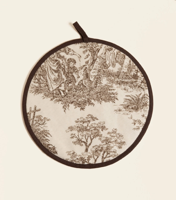 Прихватка – Круглая, коричневая | Сельская жизнь