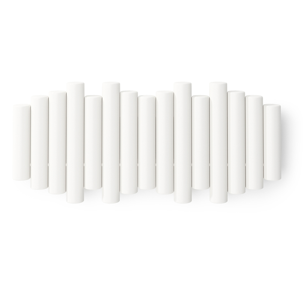 Вешалка настенная UMBRA Picket, 5 крючков, белая