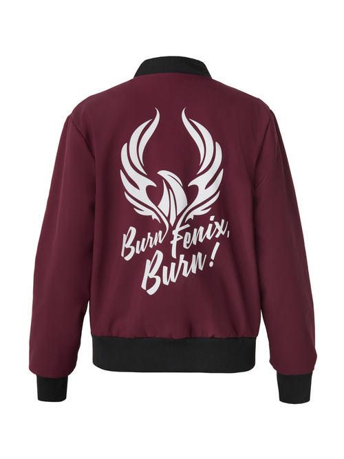 Бомбер FENIX, бордовый