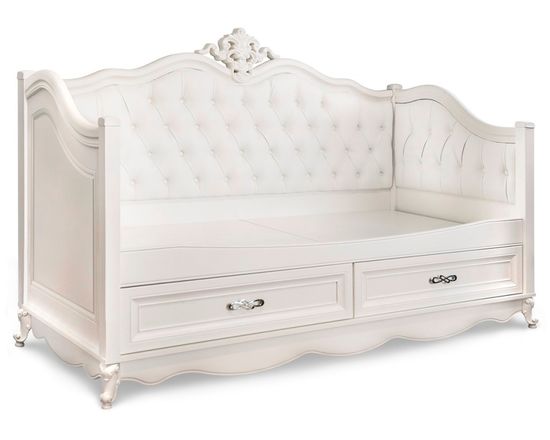 Кровать МИШЕЛЬ  с ящиками и мягким изголовьем