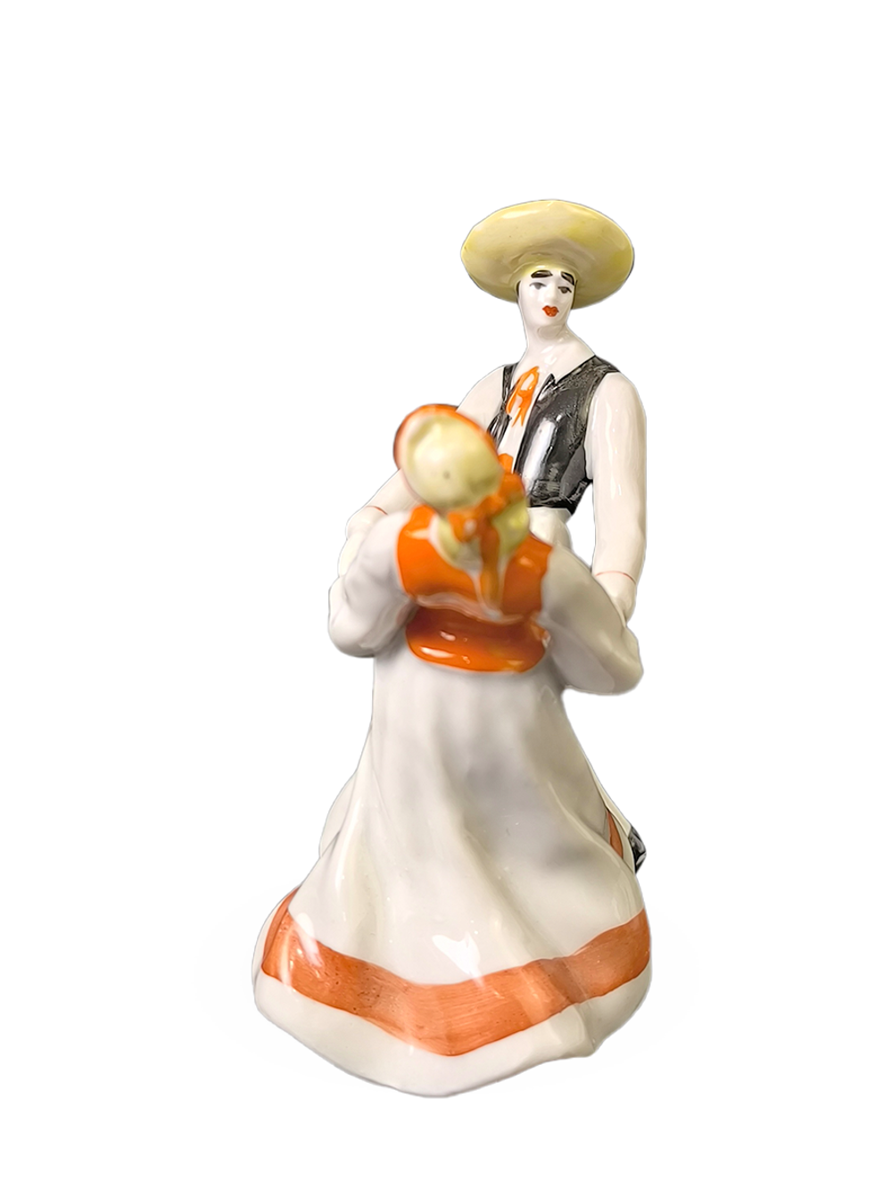 Фарфоровая статуэтка "Мексиканский танец" (Дулево)