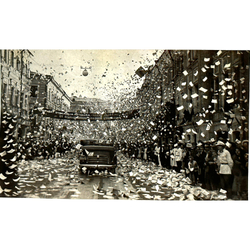 Фотография Привет Отважным Летчикам! Героям! От Большевиков Красной Столицы! 1947 г.