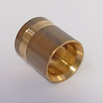 Монтажная гильза Stout 16 мм. для труб из сшитого полиэтилена аксиальная/желтая