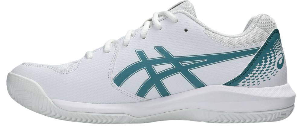 Мужские кроссовки для Падел Asics Gel-Dedicate 8 Padel - white/misty pine
