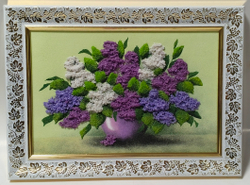 Карина " Сирень в горшке" 34-24см