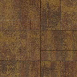 Тротуарная плитка ГРАНДО - Листопад гранит Осень, комплект из 4 видов плит