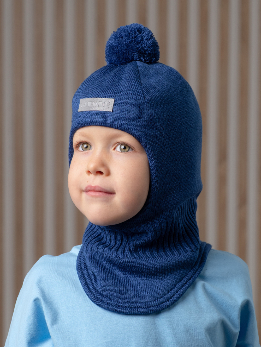 Шлем весенний/осенний вязаный (Морфлот) ЧИП