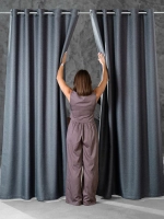 Комплект штор на люверсах - 2 шт